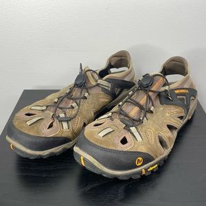 Merrell All Out Blaze Sieve Brindle/Butterscotch Mens Fishing Hiking Sandals